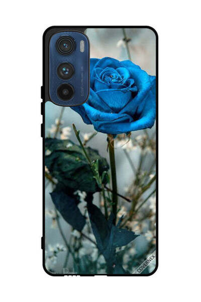 Covernex Protective Case Cover For Motorola Edge 30 Blue Rose