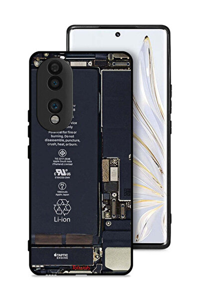 Tolwak غطاء حماية لهاتف Honor 70 بنمط دائرة الهاتف