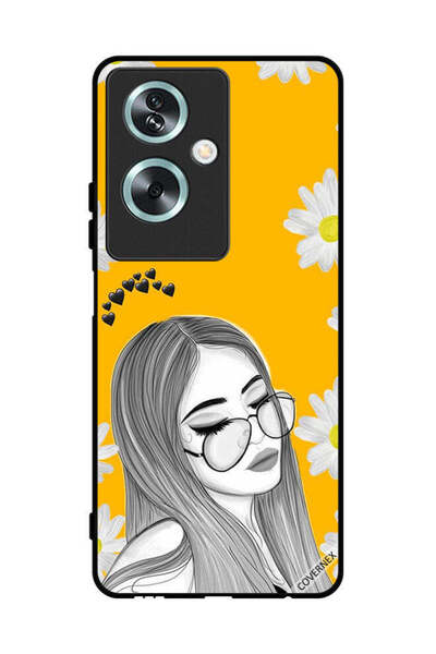 Covernex غطاء حماية لهاتف Oppo A79 - فن النظارات والفتاة