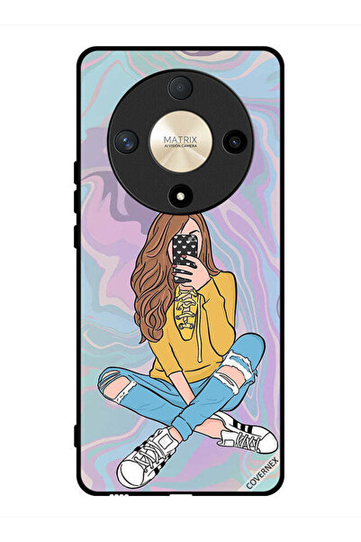 Covernex غطاء حماية لهاتف Honor X9b - فتاة تلتقط صورة
