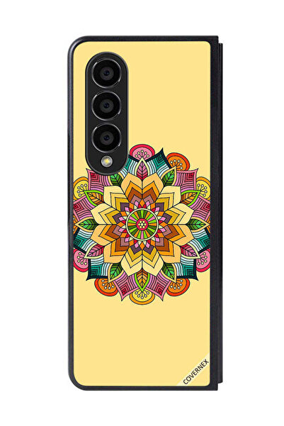 Covernex غطاء حماية لهاتف سامسونج جالاكسي زد فولد 4 بنمط ماندالا دائري