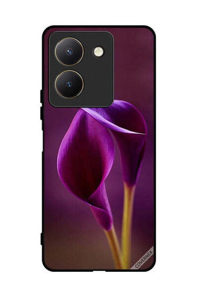 Covernex غطاء حماية لهاتف فيفو Y27s - زهرتان جميلتان