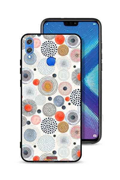 Tolwak Honor 8X Protective Case Cover Cotton Flowers Pattern