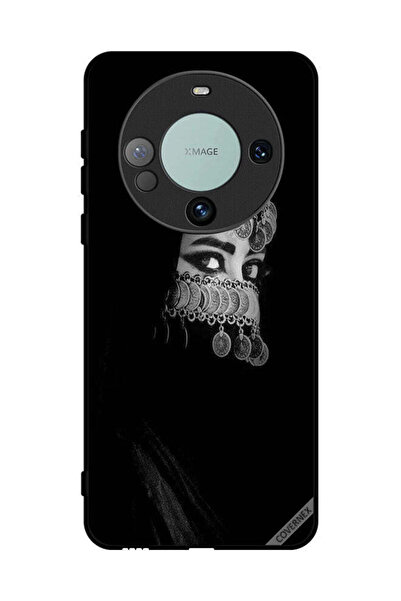 Covernex غطاء حماية لهاتف هواوي ميت 60 - فتاة ذات عيون جميلة ووجه مزين بالمجو...