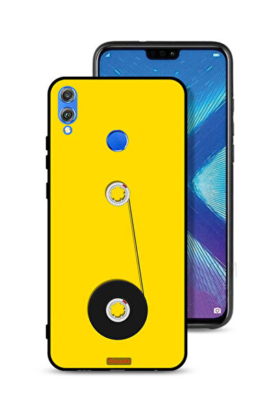 Tolwak غطاء حماية لهاتف Honor 8X برسومات عجلة الكاسيت
