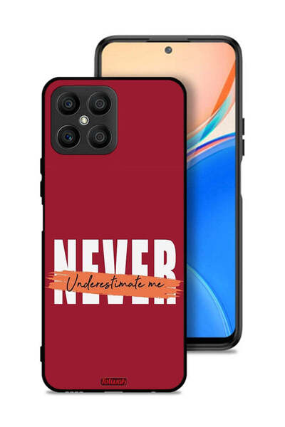 Tolwak Honor X8 4G Protective Case Cover Never Underestimate Me