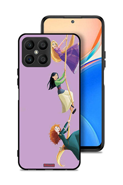 Tolwak Honor X8 4G Protective Case Cover Girls Climbing Art