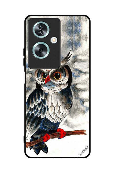 Covernex غطاء حماية لهاتف Oppo A2 - رسم بومة
