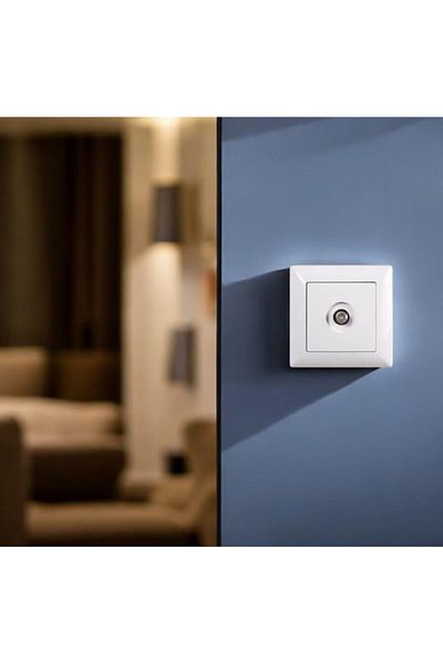 Mena Rise Diyar-Ifırsatshop Visage White F Connector Satellite Socket Eco (Frame Included) 1017157