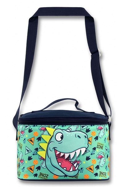 ÜMİT ÇANTA Ümit Çanta Thermos/Thermal Insulated Lunch Bag - 5019 - Dinosaur, Green Navy Blue (Boy)