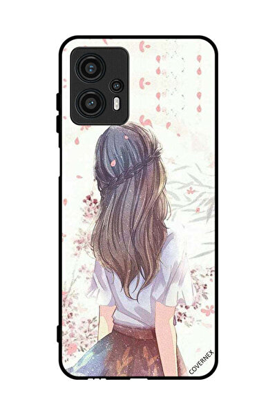 Covernex غطاء حماية لهاتف موتورولا موتو جي 13 - فتاة لطيفة في تفكير عميق