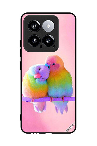 Covernex غطاء حماية لهاتف شاومي 14 برسومات طيور لطيفة