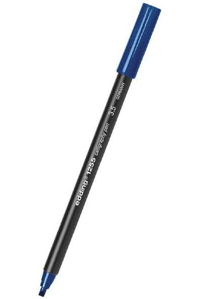 Mena Rise Şirinshop 1255 Calligraphy Pen - Steel Blue - 1 Pen - Calligraphy Tip 3.5 mm 1108107