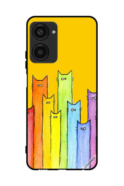 Covernex غطاء حماية لهاتف Realme 10 Pro بتصميم دمية قطة