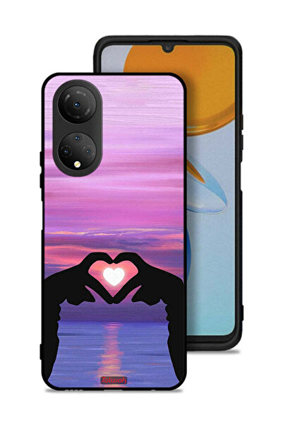 Tolwak Honor X7 Protective Case Cover Heart Moon