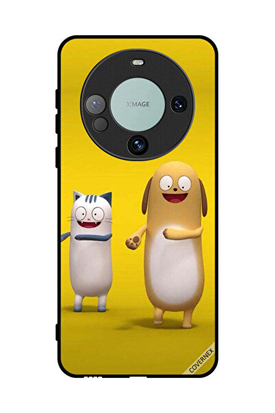 Covernex غطاء حماية لهاتف هواوي ميت 60 قصة قطة وكلب