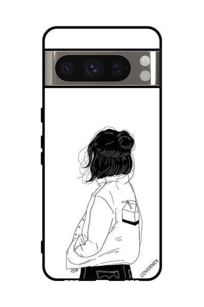 Covernex غطاء حماية لجهاز جوجل بيكسل 8 برو فتاة تفكر بعمق كبير