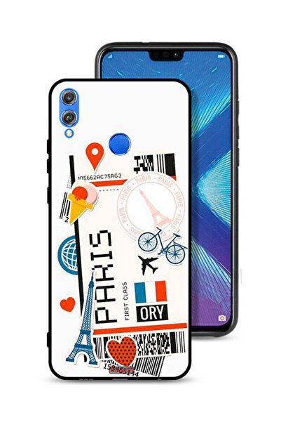 Tolwak غطاء حماية لهاتف Honor 8X - ملصق باريس