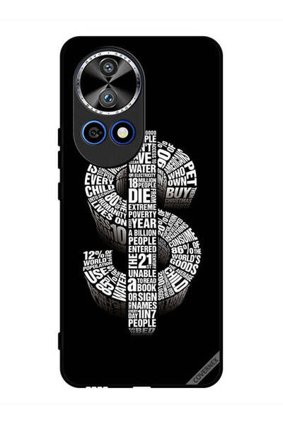 Covernex غطاء حماية لهاتف هواوي نوفا 12 برو - دولار مزخرف بالخط العربي