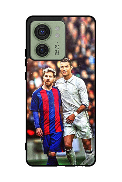 Covernex غطاء حماية لهاتف موتورولا إيدج 40 ميسي ورونالدو
