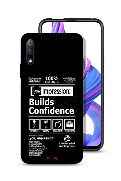 Tolwak غطاء حماية لهاتف Honor 9X (الصين) ملصق يعزز الثقة