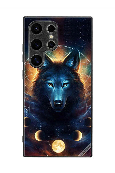 Covernex Protective Case Cover For Samsung Galaxy S24 Ultra Wolf In Space