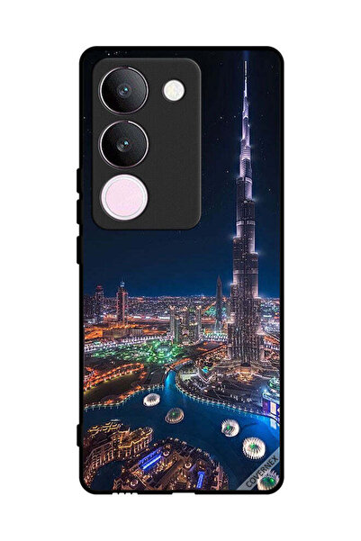 Covernex غطاء حماية لهاتف فيفو V29 - منظر ليلي لوسط المدينة