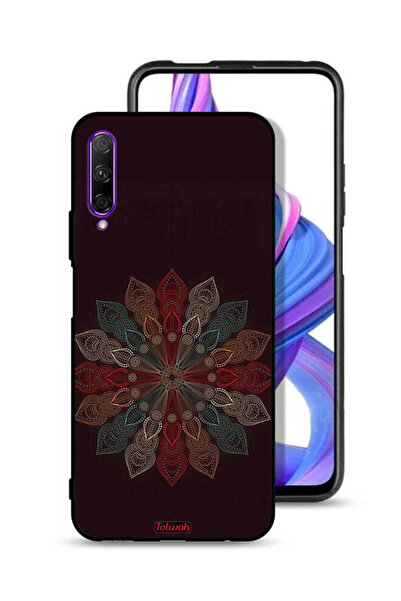 Tolwak غطاء حماية لهاتف Honor 9X Pro بتصميم زهرة ماندالا