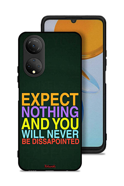 Tolwak Honor X7 Protective Case Cover Expect Nothing And You Will Never Be Di...