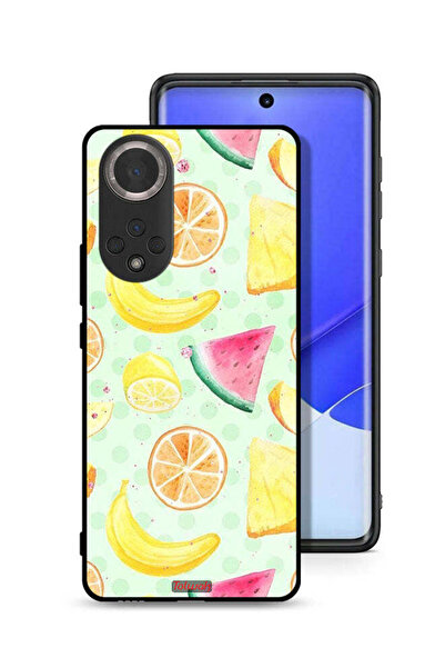 Tolwak غطاء حماية لهاتف Honor 50 بتصميم فن الألوان المائية والفواكه