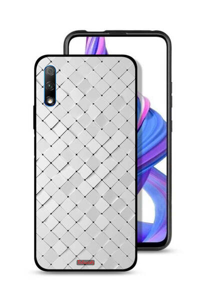 Tolwak غطاء حماية لهاتف Honor 9X (الصين) بنقشة البلاط