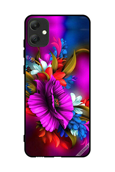 Covernex غطاء حماية لهاتف سامسونج جالاكسي A05 برسومات زهور عالية الدقة