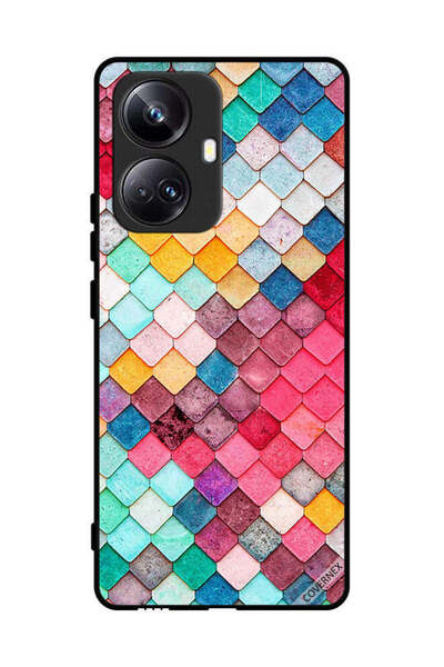 Covernex غطاء حماية لهاتف Realme 10 Pro Plus بنمط مربع ماسي