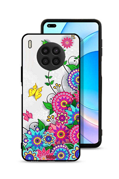 Tolwak غطاء حماية لهاتف Honor 50 Lite بنقشة زهور ماندالا