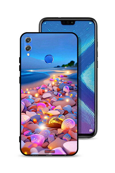Tolwak غطاء حماية لهاتف Honor 8X برسومات حجرية