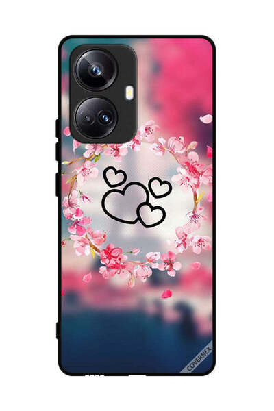 Covernex غطاء حماية لهاتف Realme 10 Pro Plus بتصميم قلوب فنية