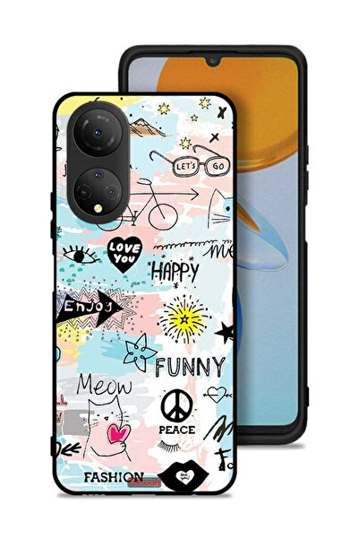 Tolwak غطاء حماية لهاتف Honor X7 - أحبك - علامات