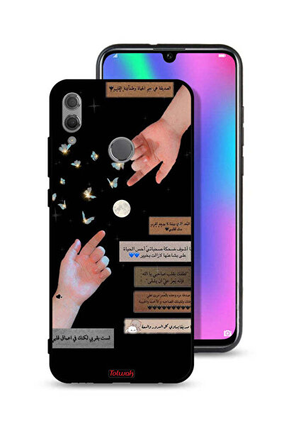 Tolwak غطاء حماية لهاتف Honor 10 Lite بعبارات عربية وأيدي ملامسة