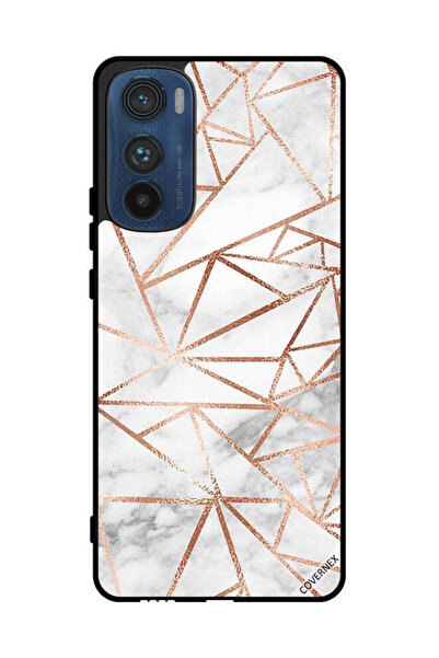 Covernex غطاء حماية لهاتف موتورولا إيدج 30 بنمط رخامي وورق جدران