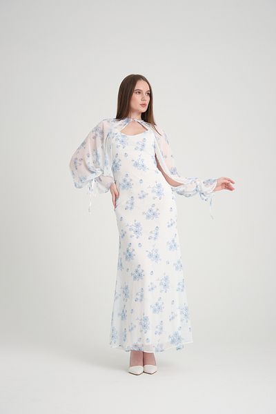 Stylish Soft floral chiffon dress