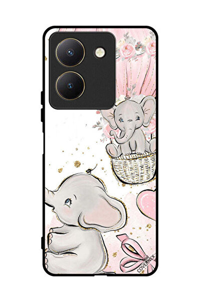 Covernex غطاء حماية لهاتف فيفو Y27s برسومات فيلة صغيرة