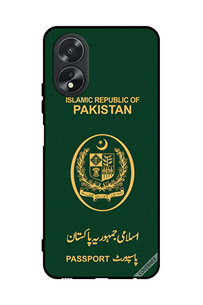 Covernex غطاء حماية لهاتف Oppo A38 بنمط جواز سفر باكستاني
