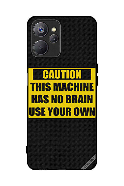 Covernex غطاء حماية لهاتف Realme 10 تحذير: هذا الجهاز لا يحتوي على دماغ استخد...