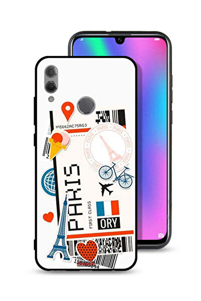 Tolwak غطاء حماية لهاتف Honor 10 Lite - ملصق باريس