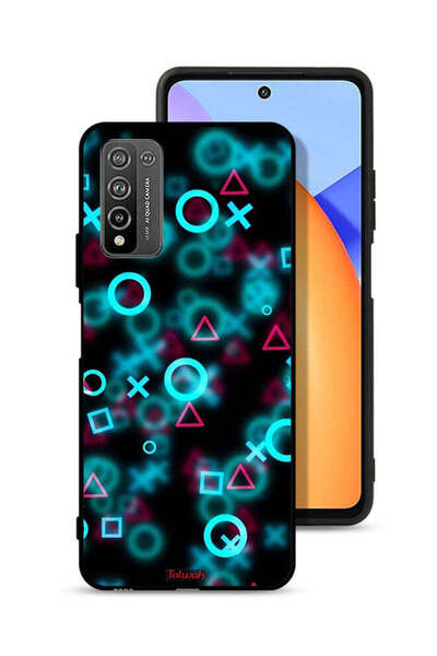 Tolwak غطاء حماية لهاتف Honor 10X Lite برسومات أيقونات لعبة الحبار صغيرة