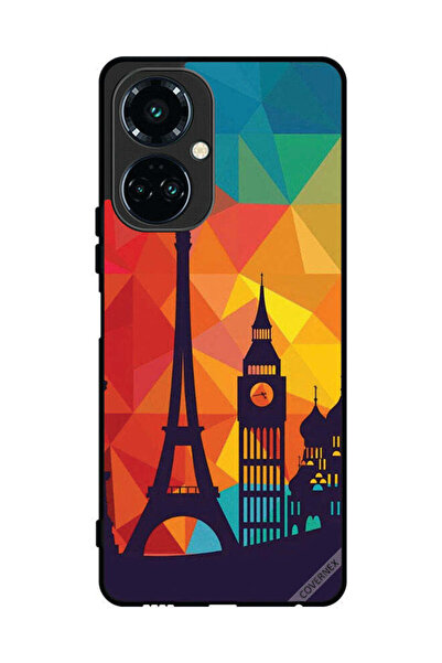 Covernex غطاء حماية لهاتف تكنو كامون 19 بنمط باريس الملون