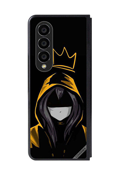 Covernex غطاء حماية لهاتف سامسونج جالاكسي زد فولد 4، رسمة فتاة الملكة