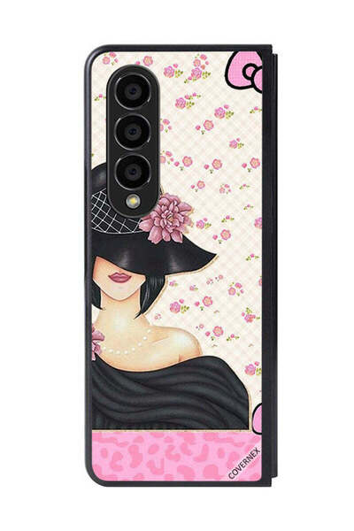 Covernex غطاء حماية لهاتف سامسونج جالاكسي زد فولد 4 - قبعة فتاة