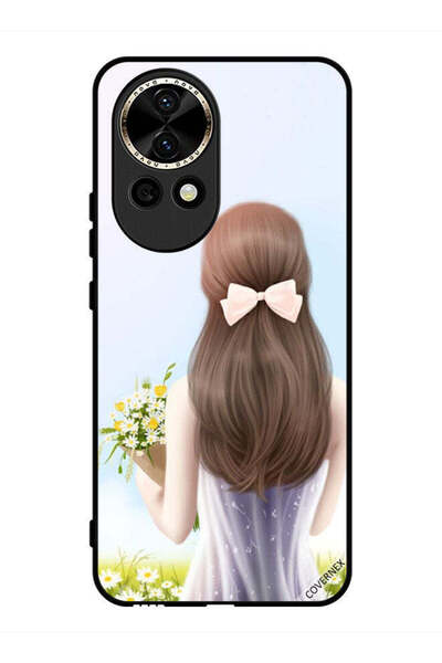 Covernex غطاء حماية لهاتف هواوي نوفا 12 - فتاة جميلة
