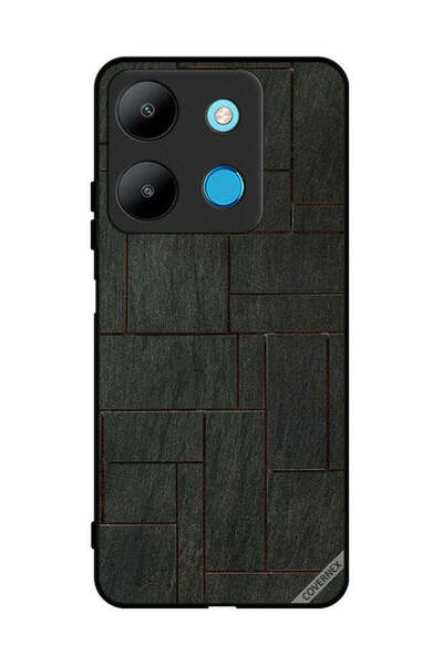 Covernex غطاء حماية لهاتف Infinix Smart 7 بنمط جداري من الأحجار